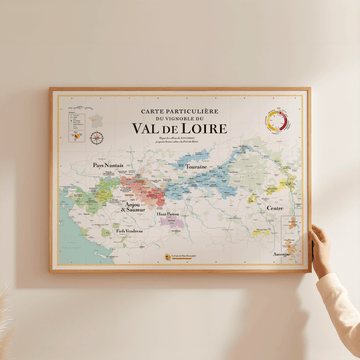 Wine Map of Loire Valley