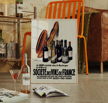 Affiche « Société des Vins de France »